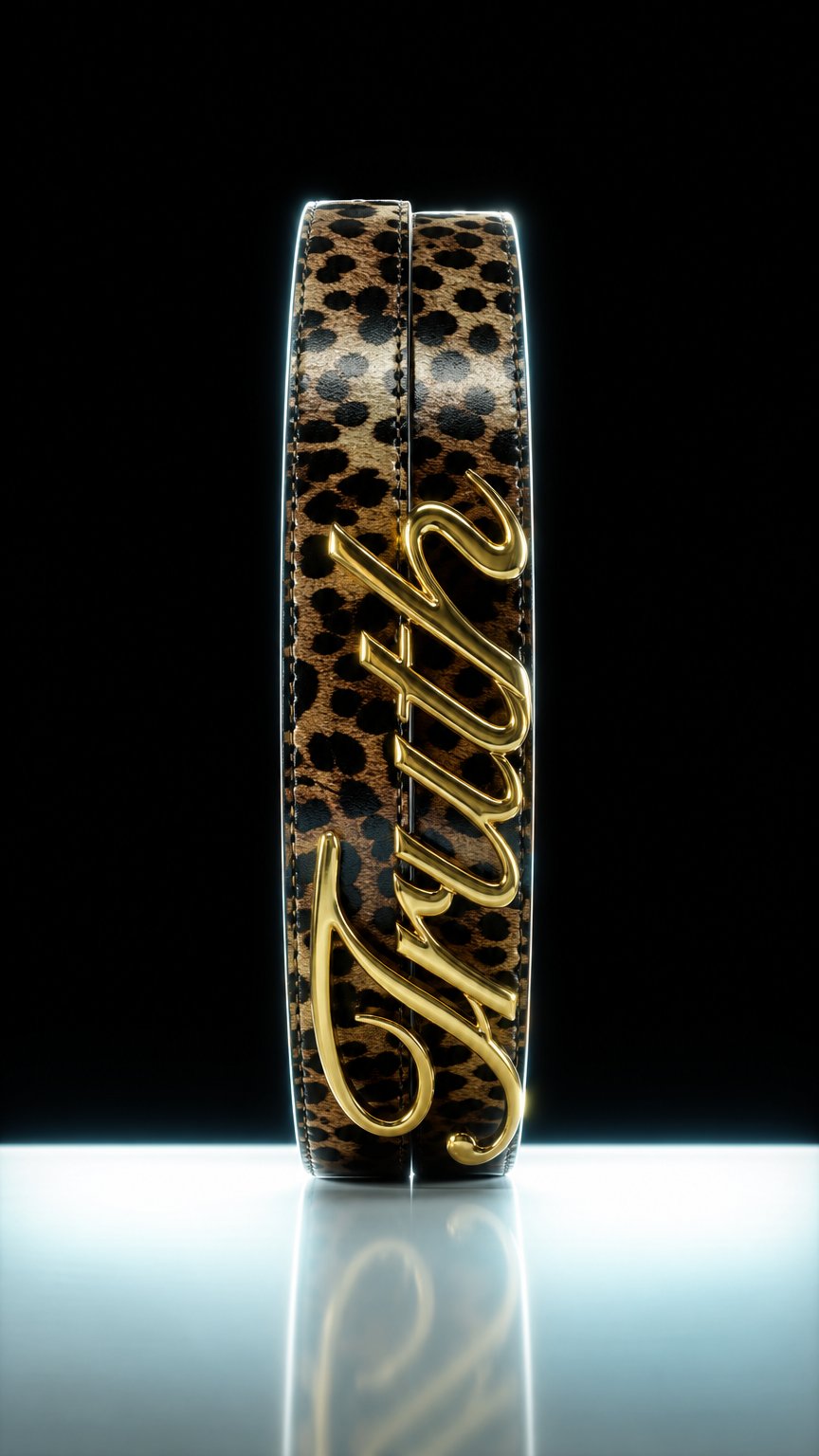 AI product shot of Gold Cross Chain