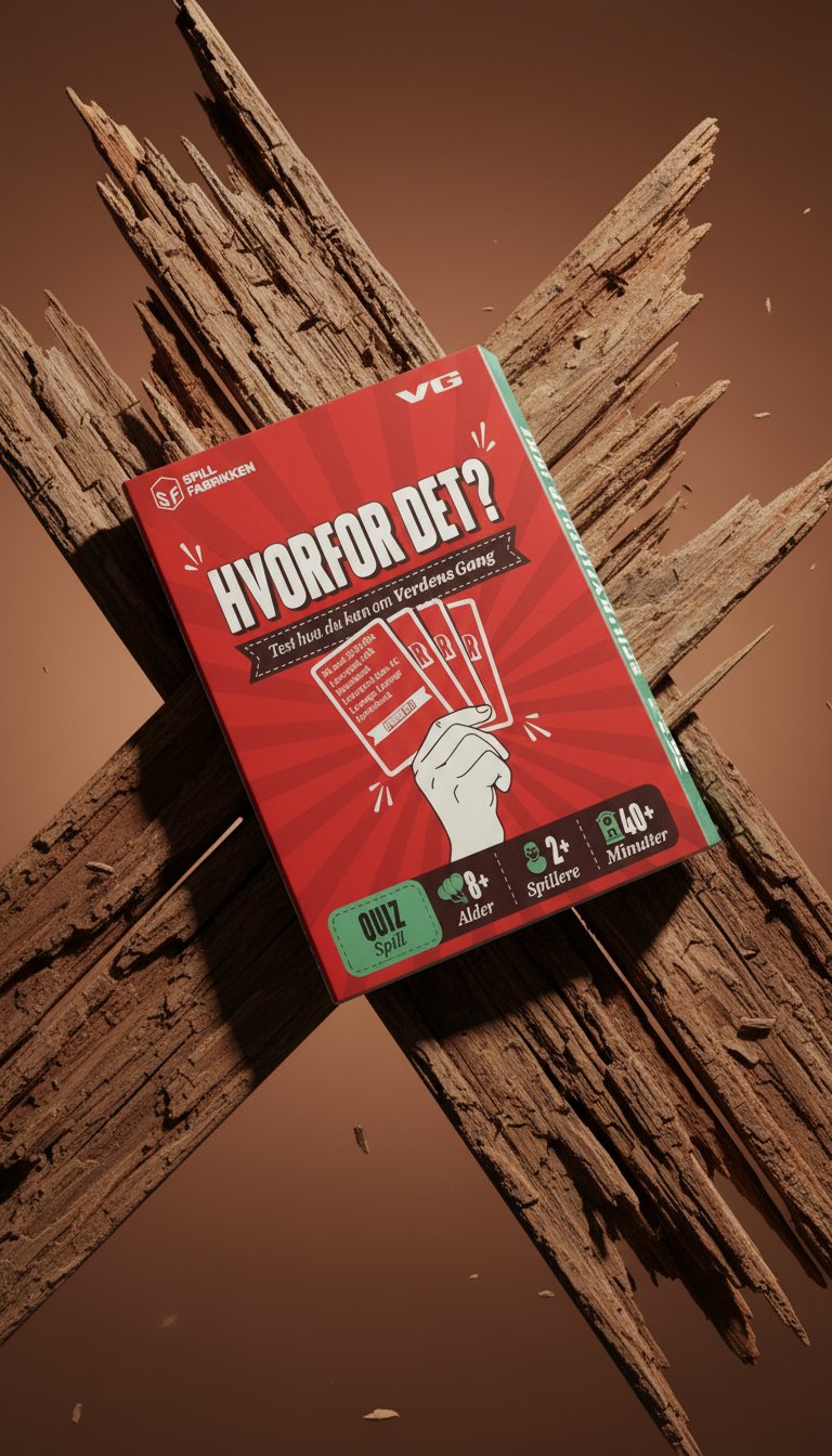AI product shot of Hvorfor det?