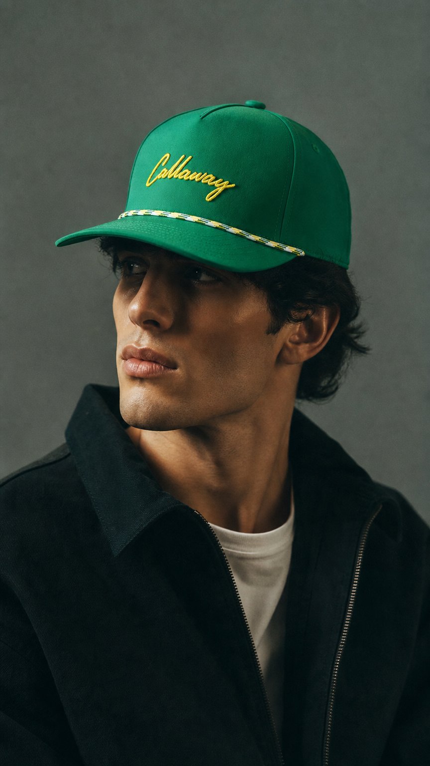 AI product shot of Callaway Golf Retro Collection Headwear