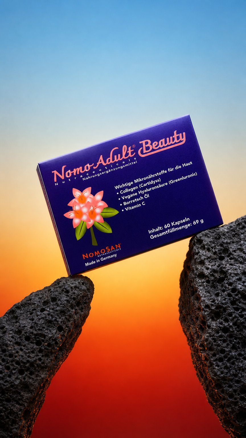 AI product shot of NOMOADULT® Beauty