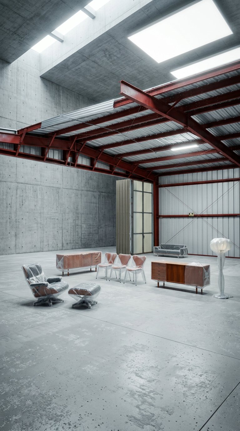 AI product shot of Gable Steel Hangar Solutions