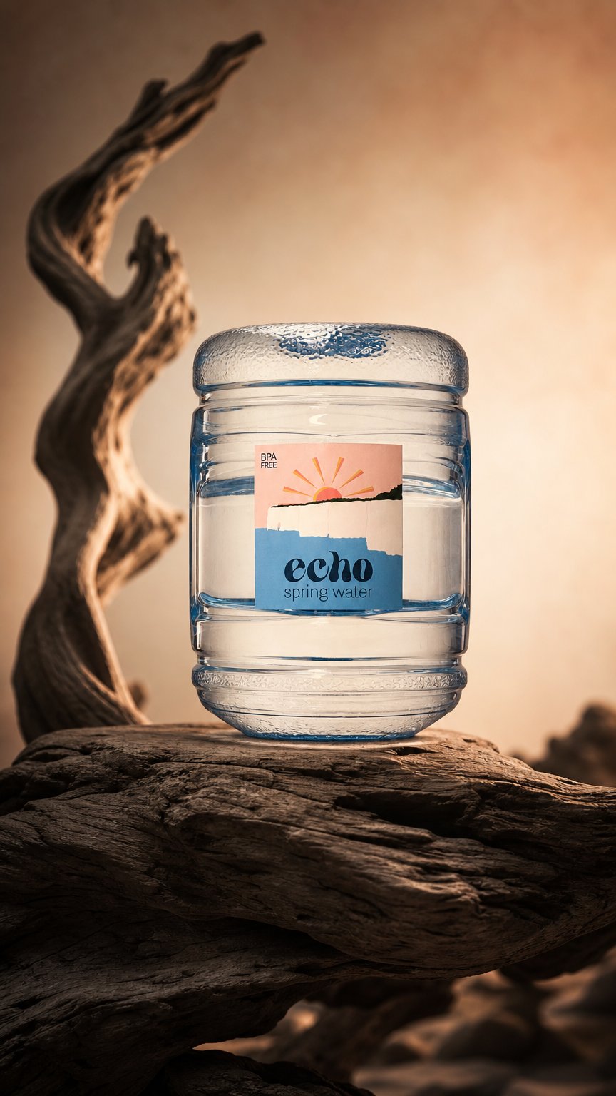 AI product shot of Water Barrel