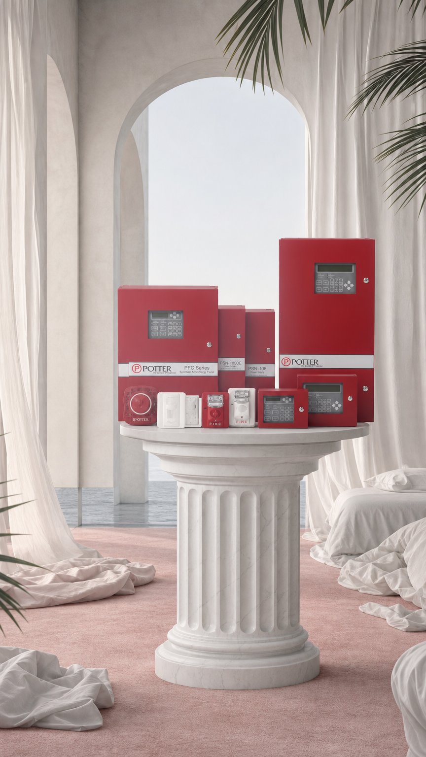 AI product shot of Fire Alarm Systems