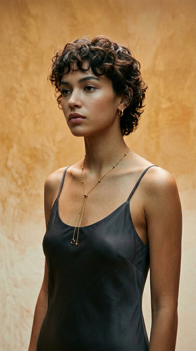 AI product shot of ESPACIO 7-IN-1 NECKLACE IN STERLING SILVER