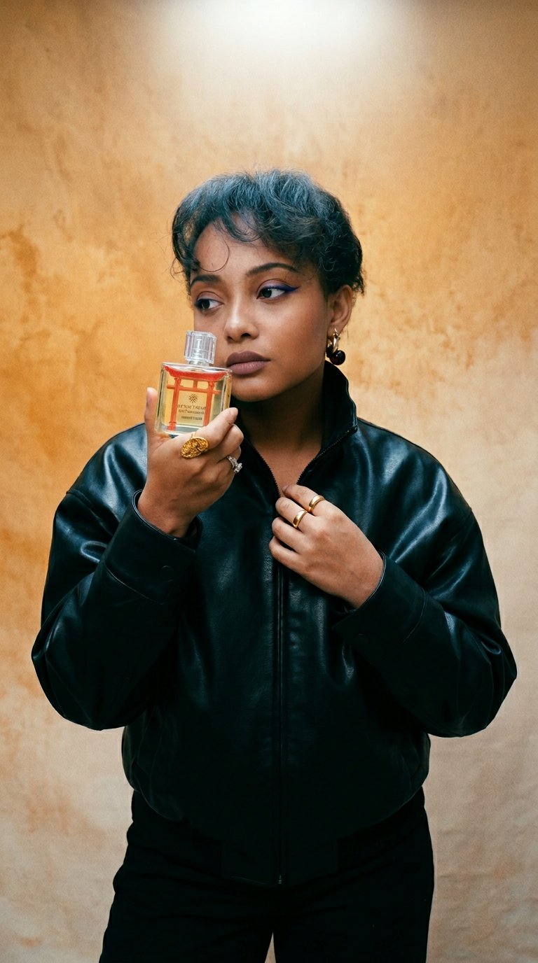 AI product shot of Crossing the hurricane - Jasmine, Vanilla, Best-Selling Natural Fragrance