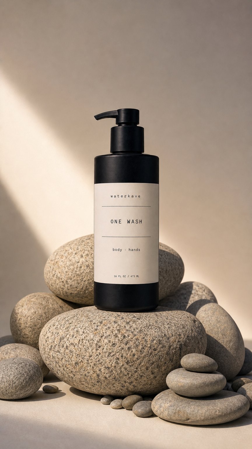 AI product shot of One Wash
