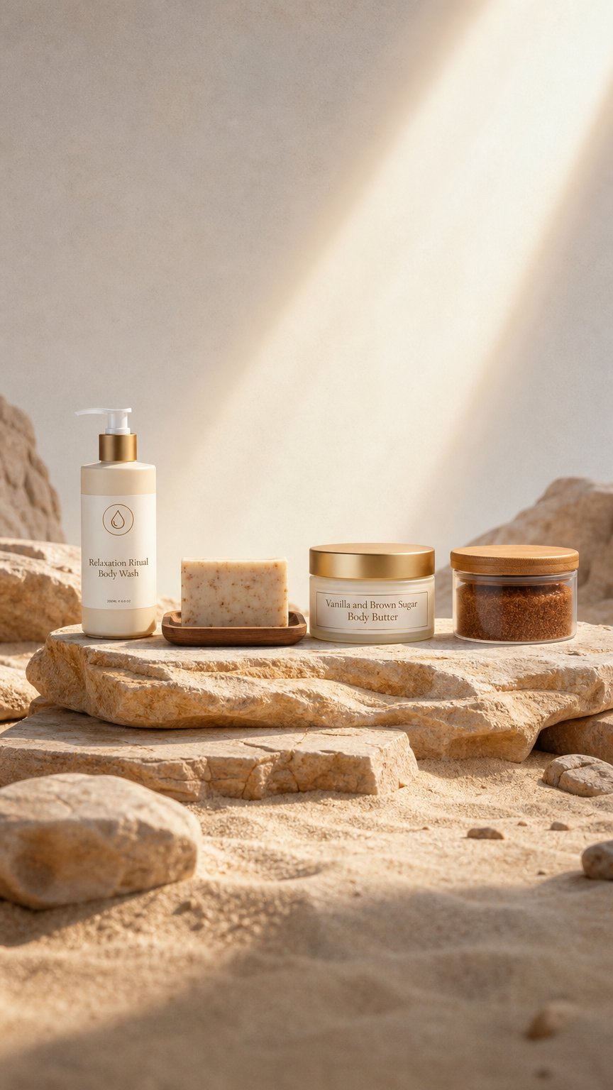 AI product shot of Smooth & Soften Bundle