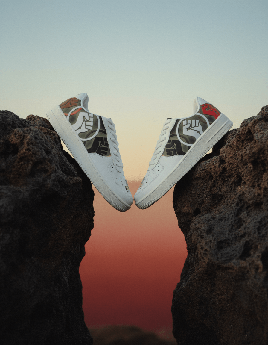 AI product shot of Unity 1's White Toe Women's Shoes