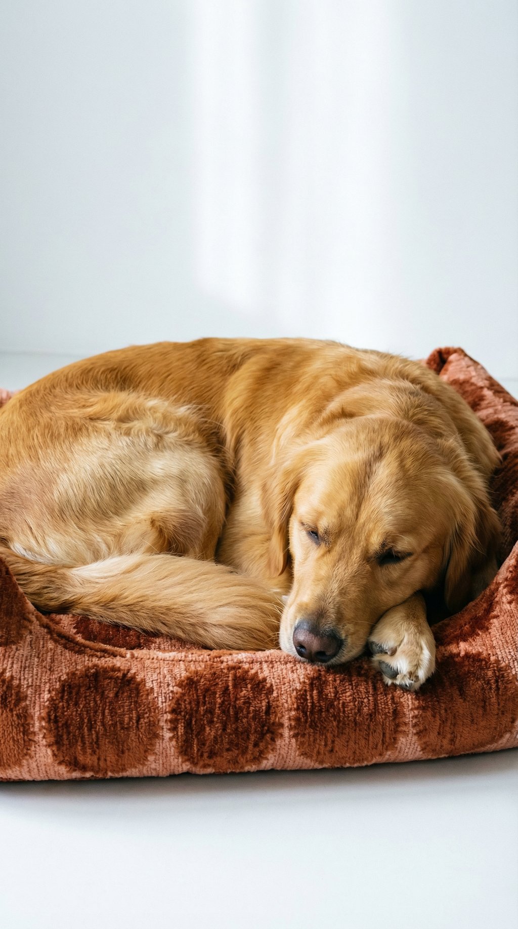 AI product shot of Dot sofa dog bed