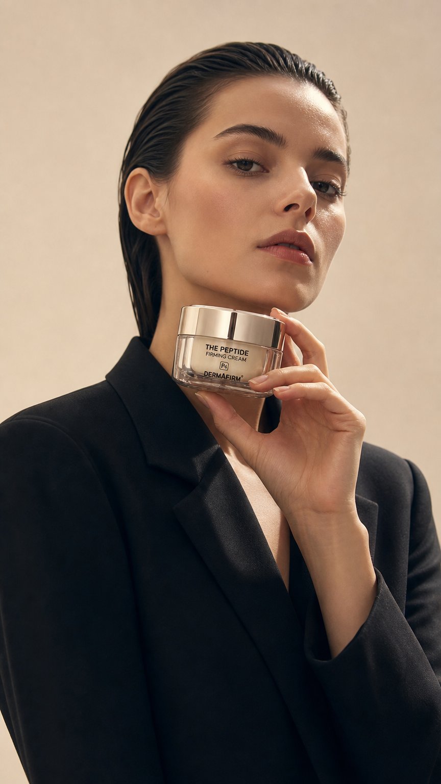 AI product shot of Dermafirm Peptide Firming Cream