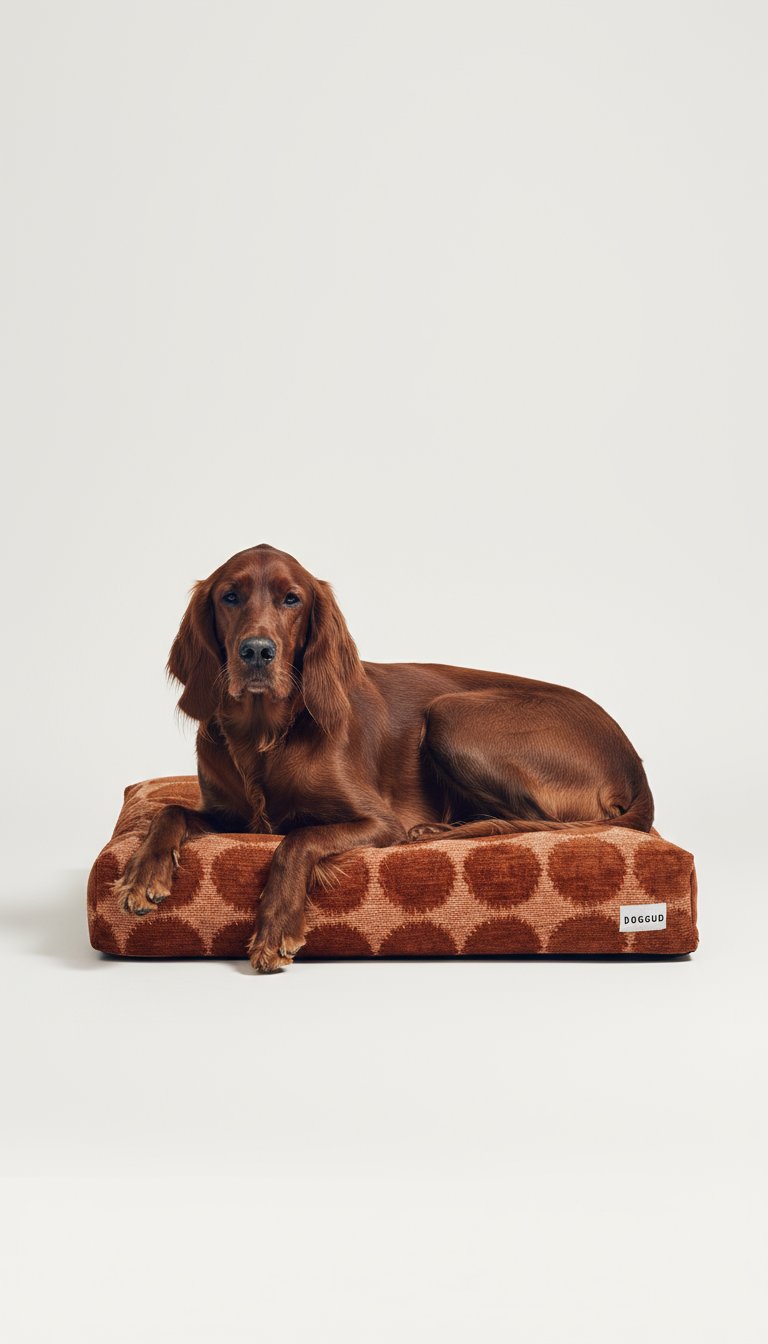 AI product shot of Dot dog bed