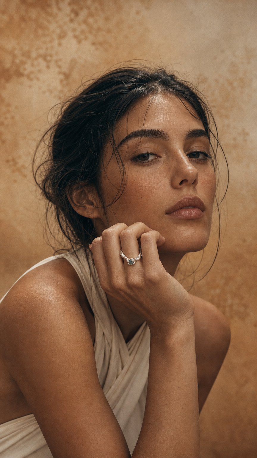 AI product shot of ERINITE ring