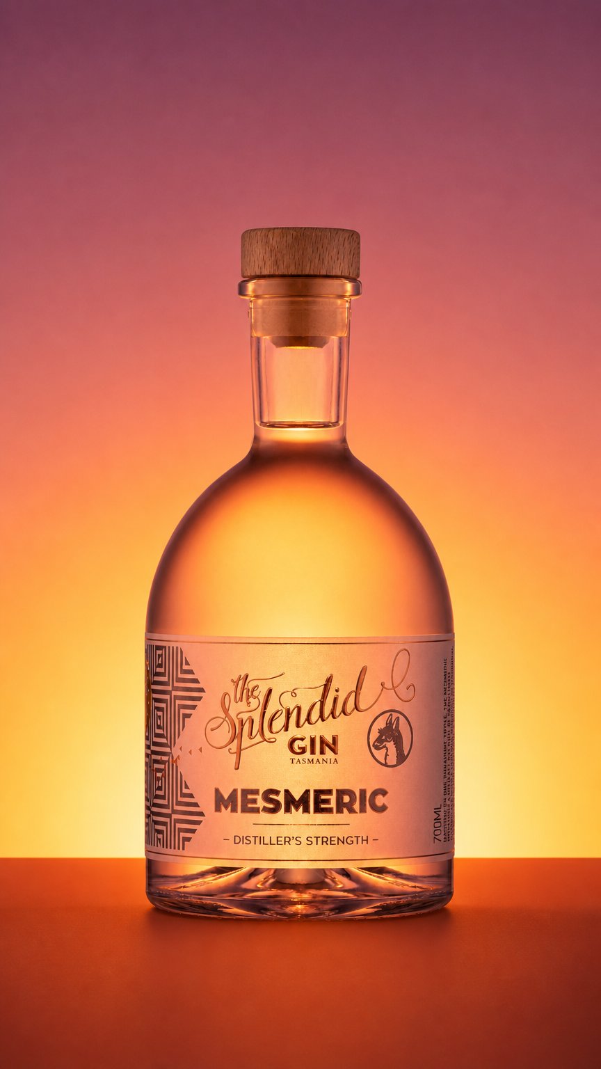 AI product shot of Mesmeric 700mL