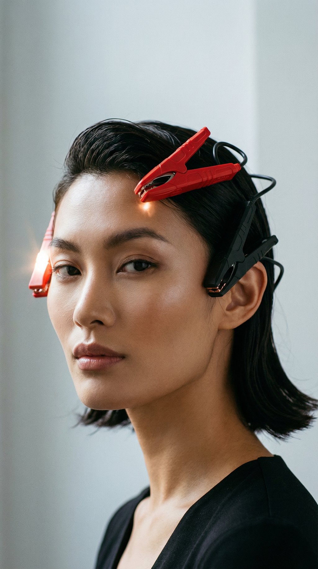 AI product shot of Alligator Clip and Ring Terminal Combo with Quick Disconnect