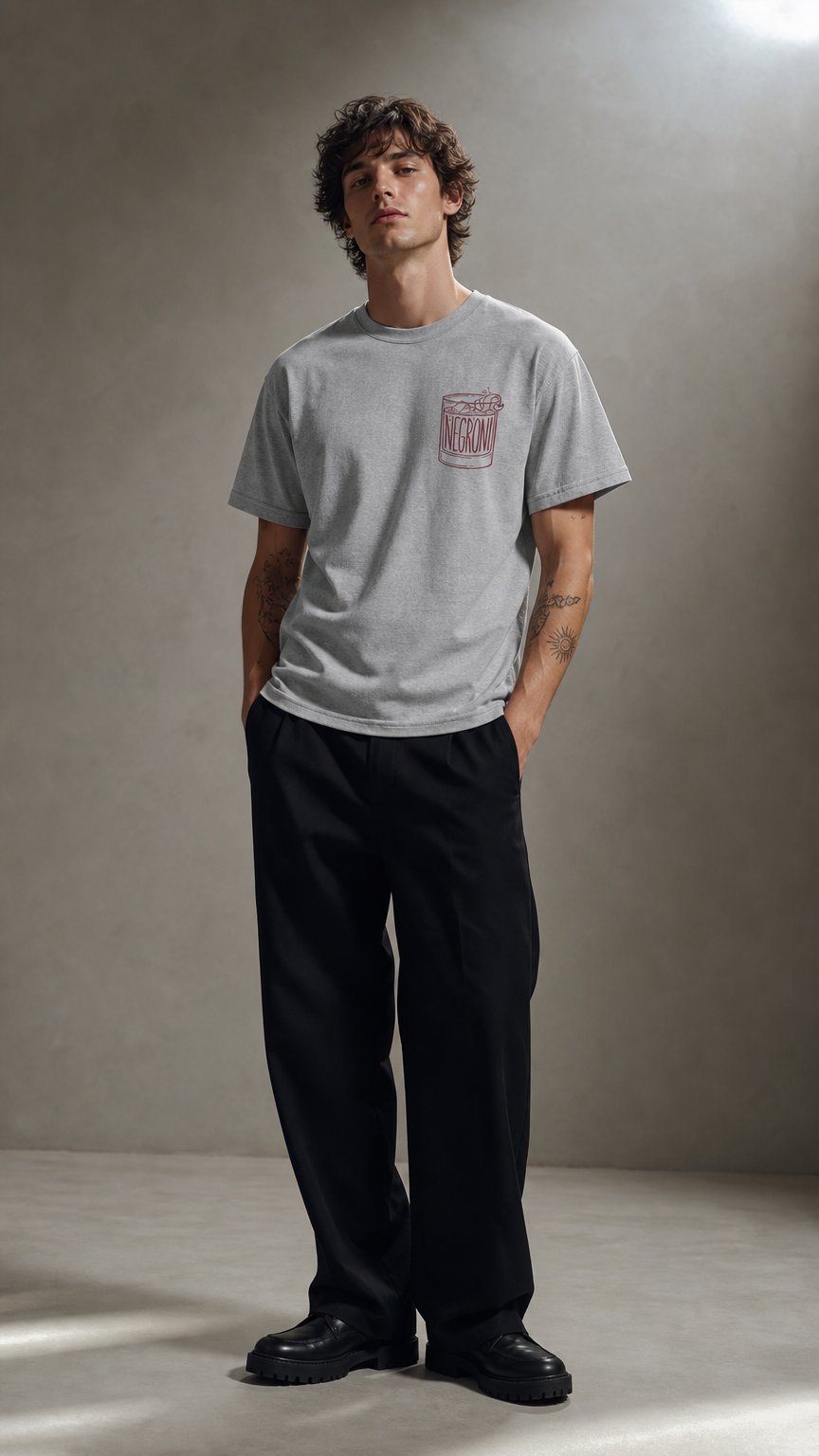 AI product shot of Negroni tee