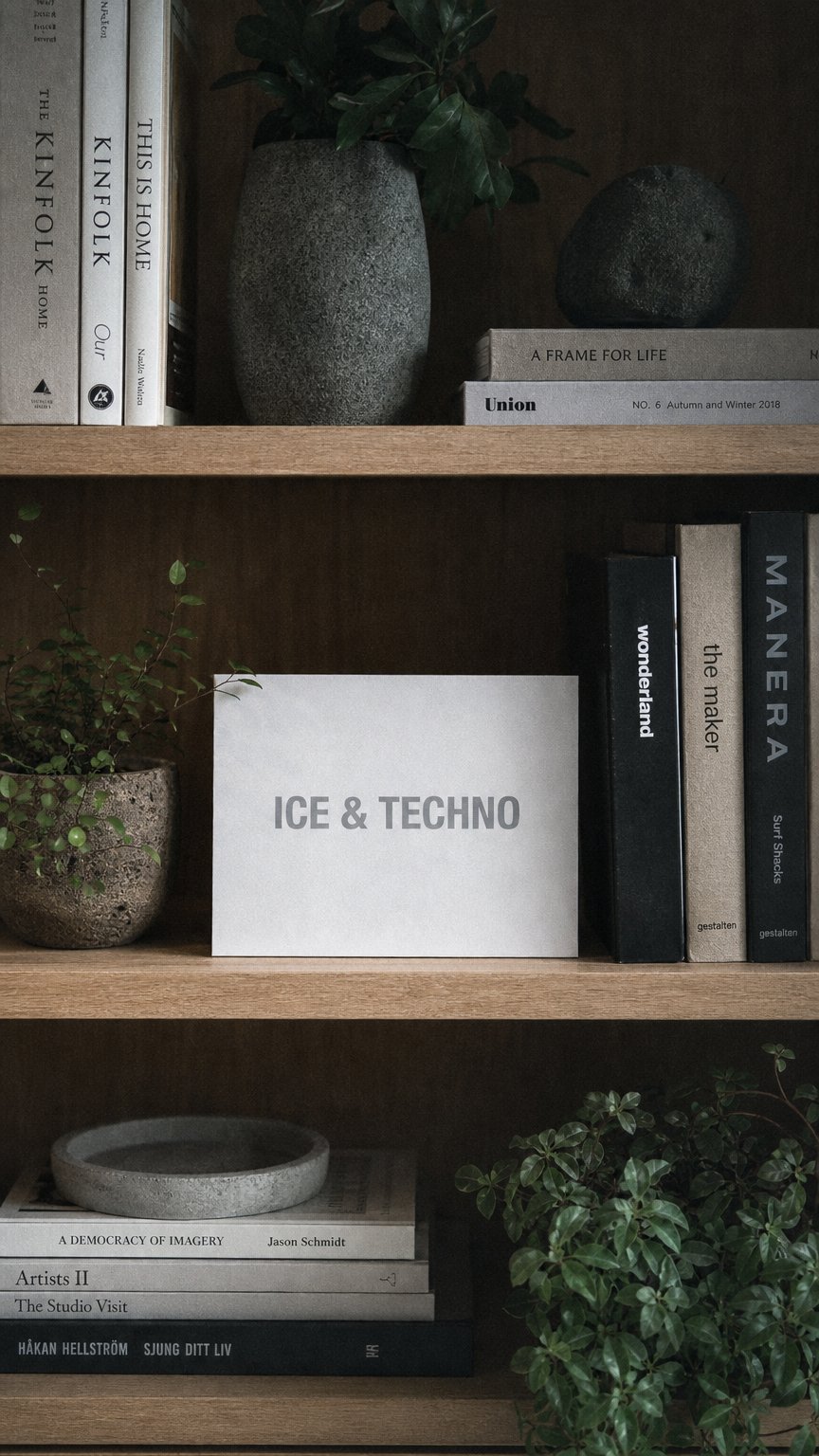 AI product shot of ICE & TECHNO