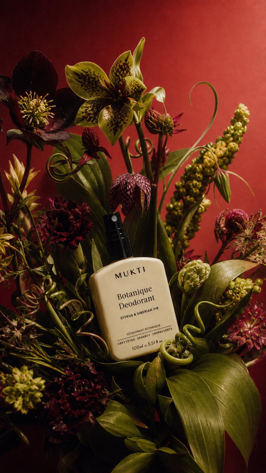 AI product shot of Botanique Natural Deodorant - Citrus & Siberian Fir