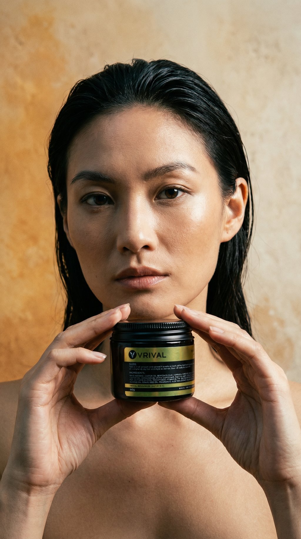 AI product shot of Clay Pomade by VRIVAL | 60g