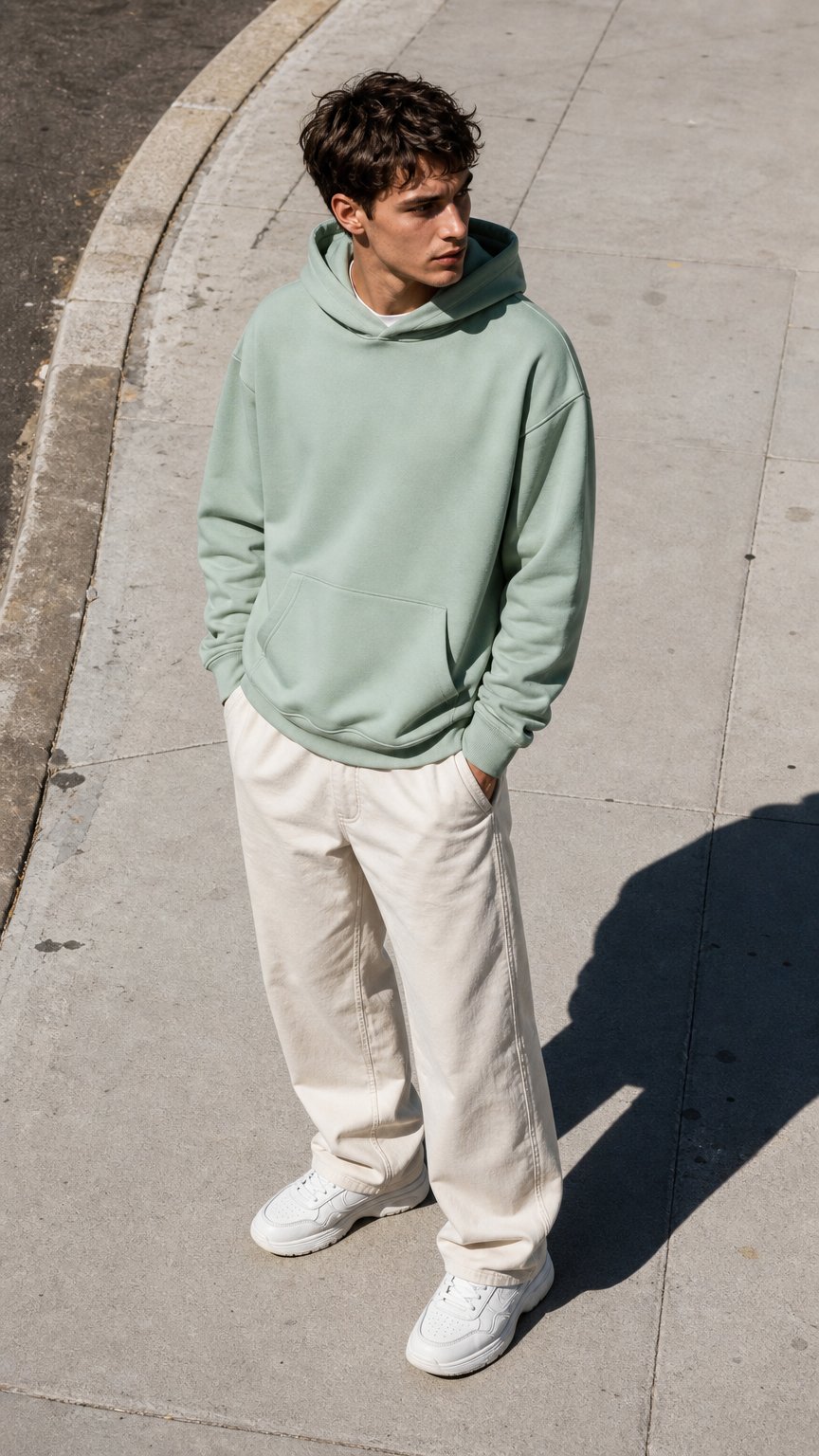 AI product shot of Hoodie ORGANIC oversize