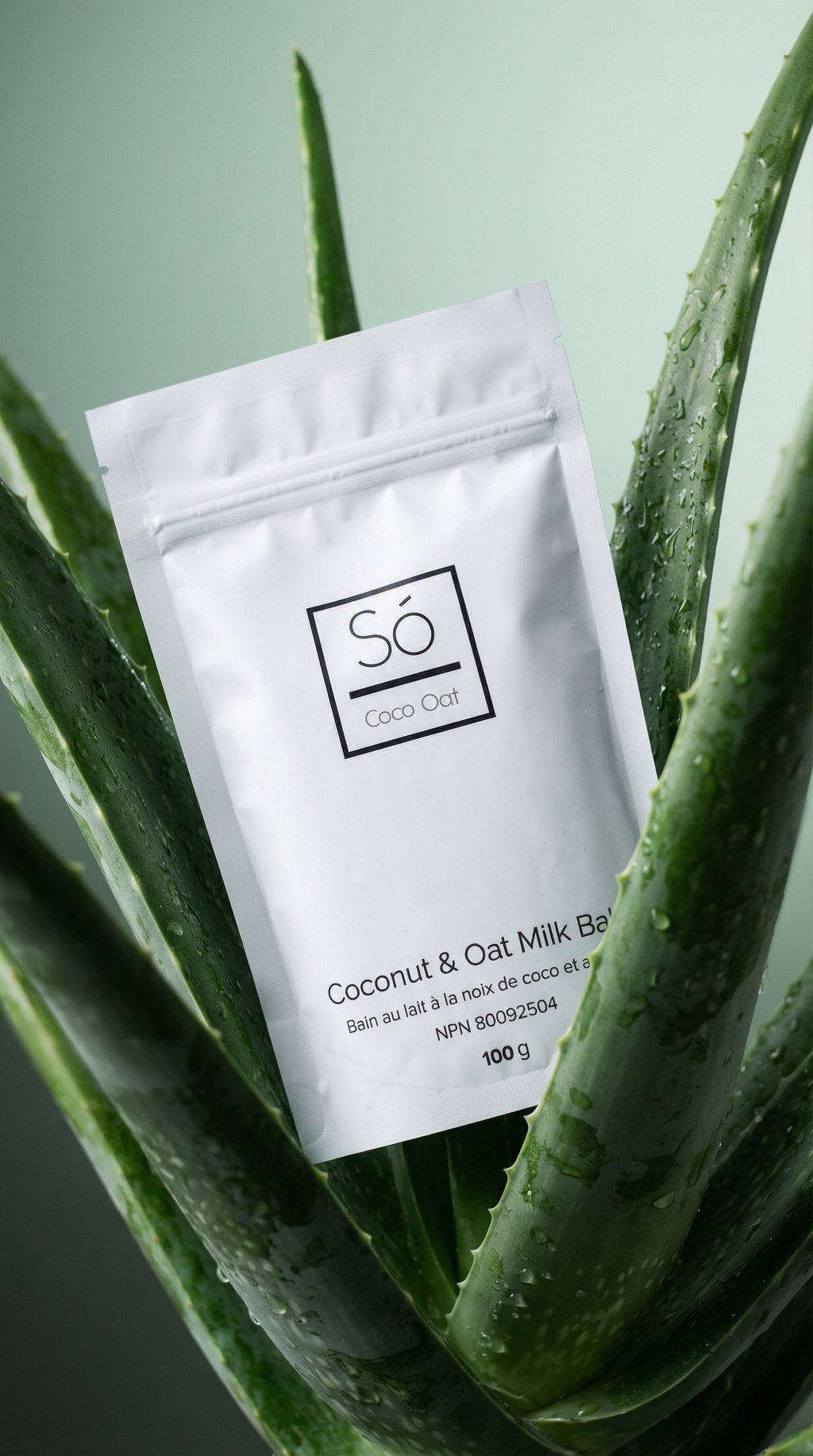 AI product shot of Coco Oat Sóak