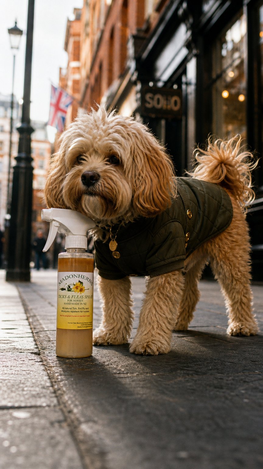 AI product shot of Ticks and Fleas (Horse) 250ml