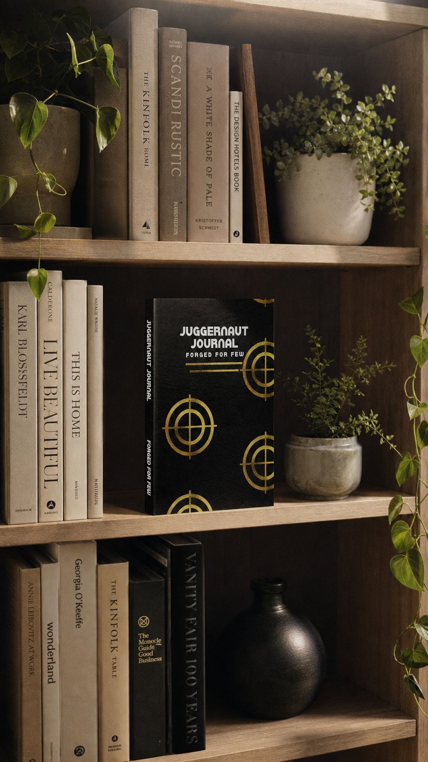 AI product shot of Juggernaut Journal