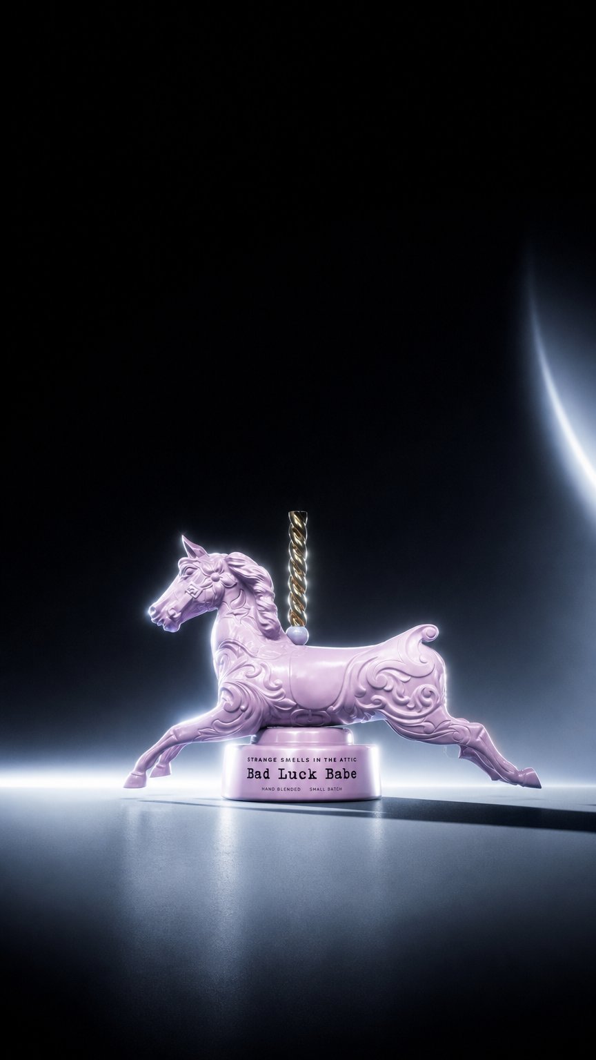 AI product shot of Bad Luck Babe