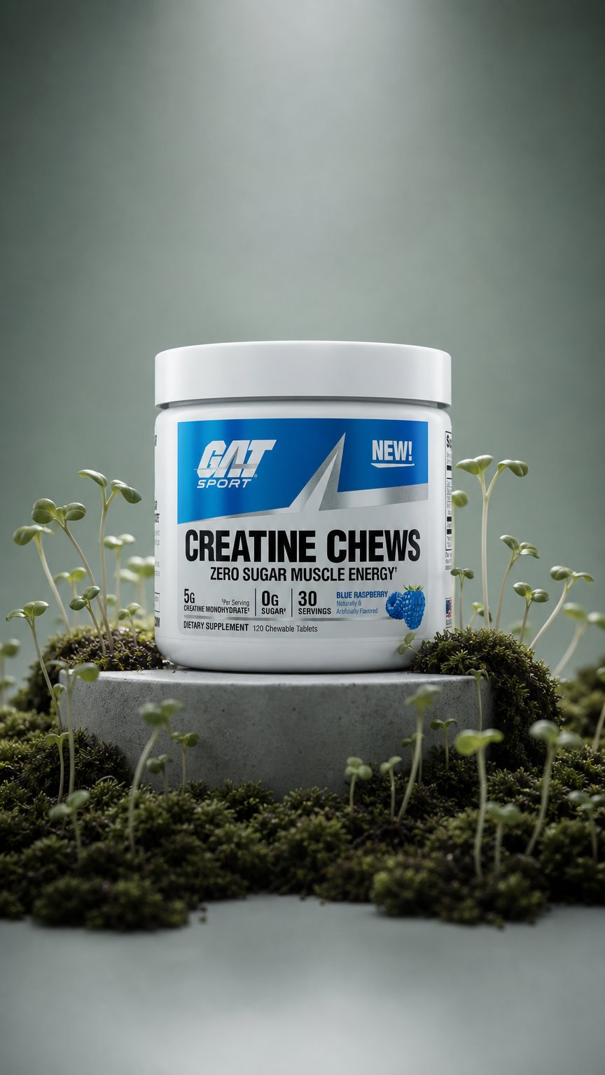 AI product shot of Creatine Chews