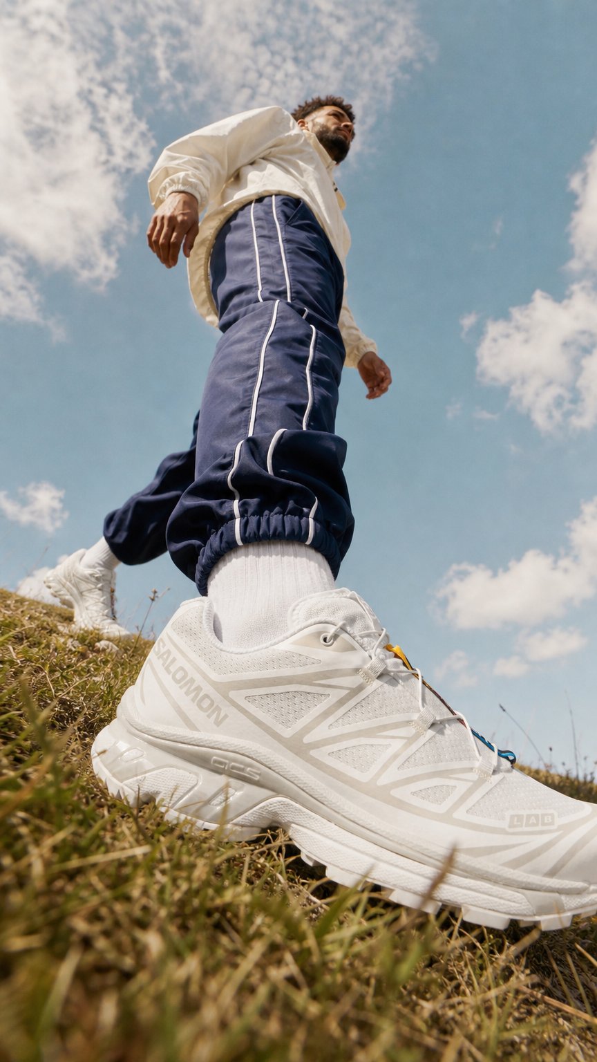 AI product shot of XT-6 Sneakers in White