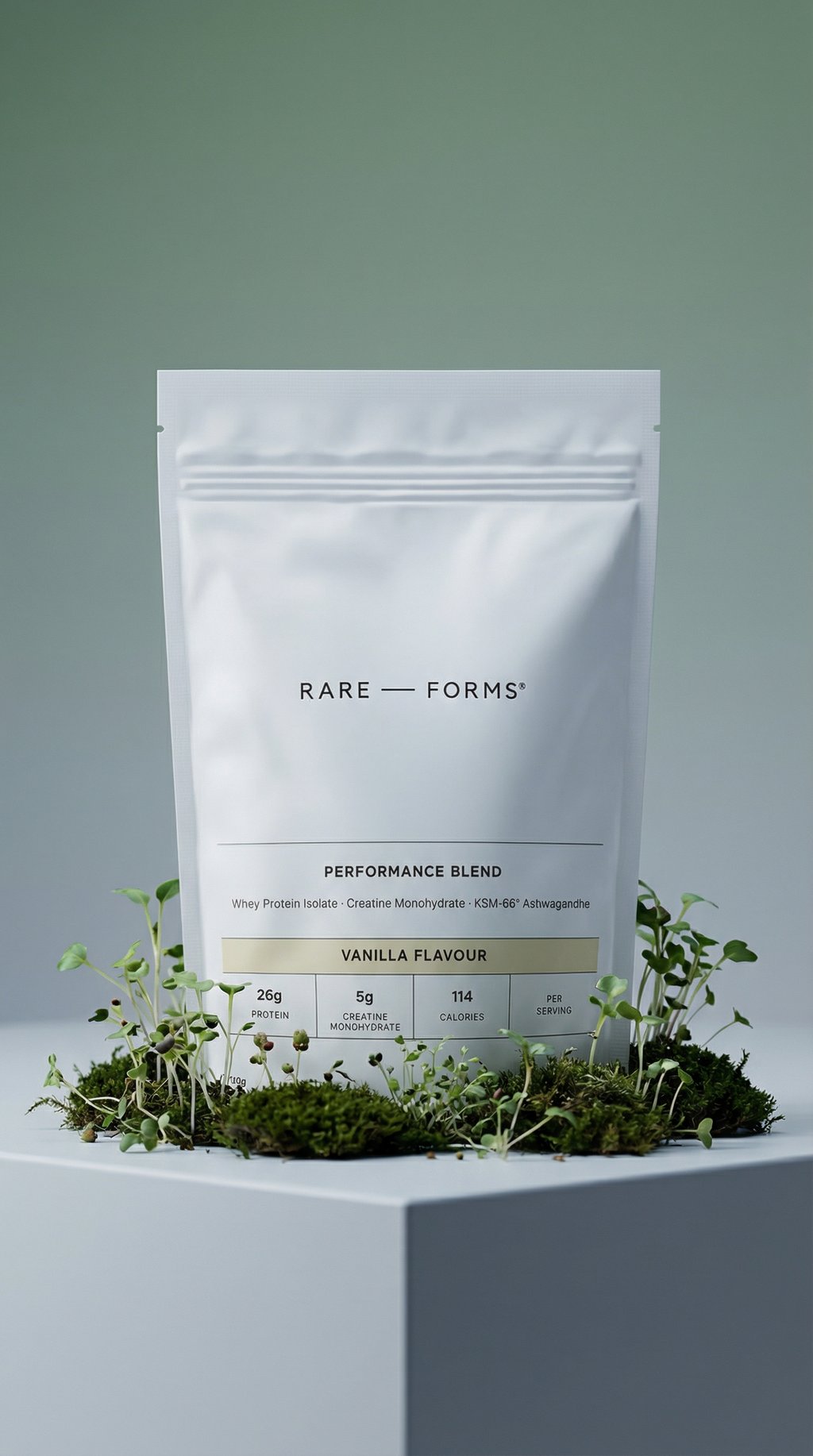 AI product shot of The Performance Blend