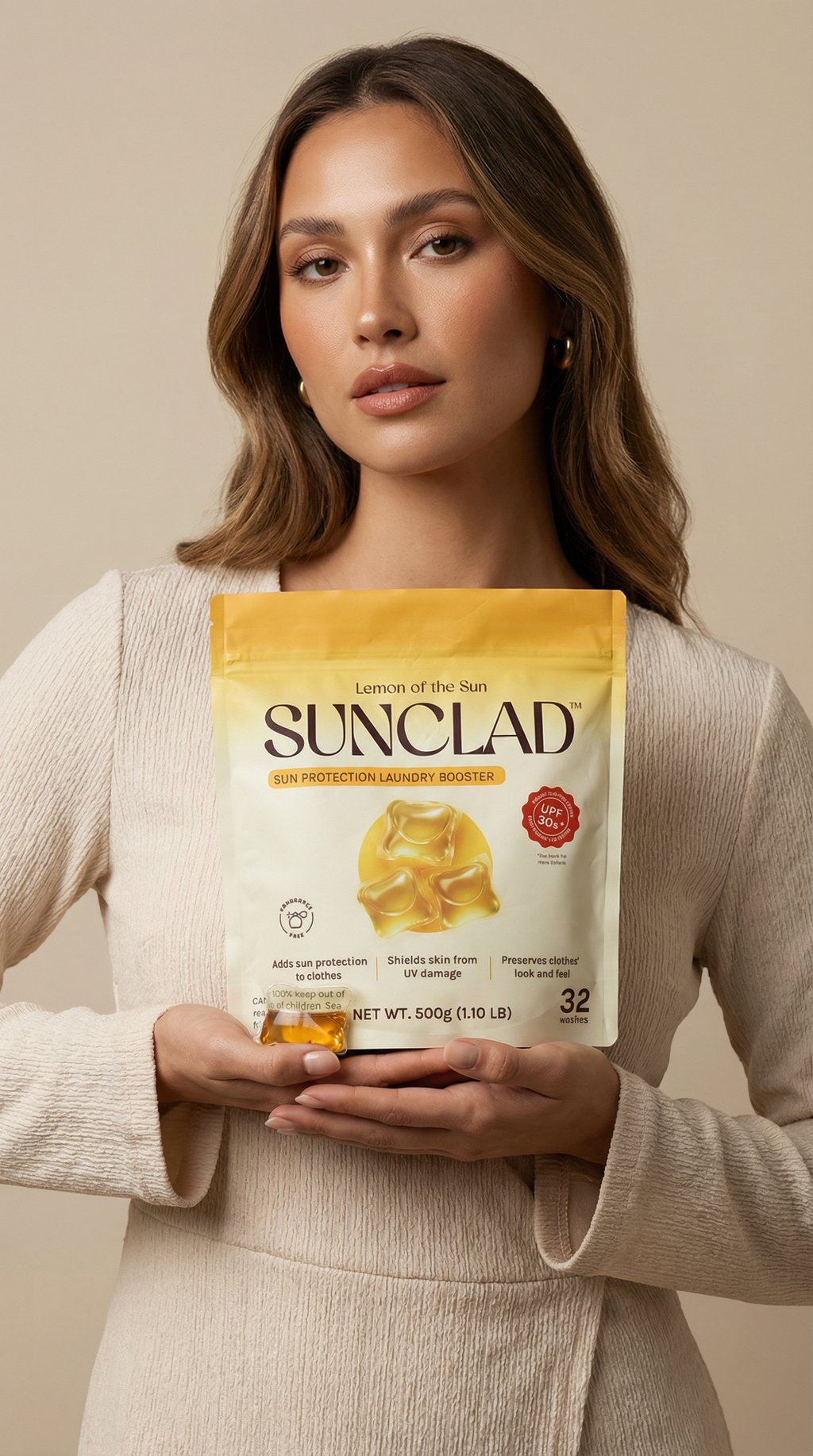 AI product shot of SUNCLAD™