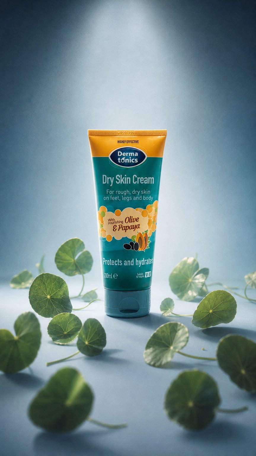 AI product shot of Dry Skin Cream 200ml [Bundles]