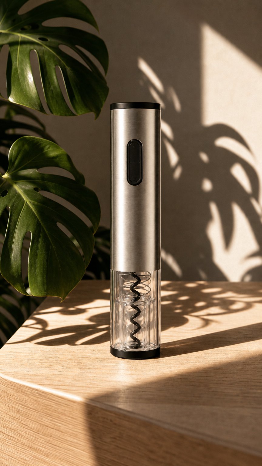 AI product shot of Click & Cheers | Elektrischer Weinöffner