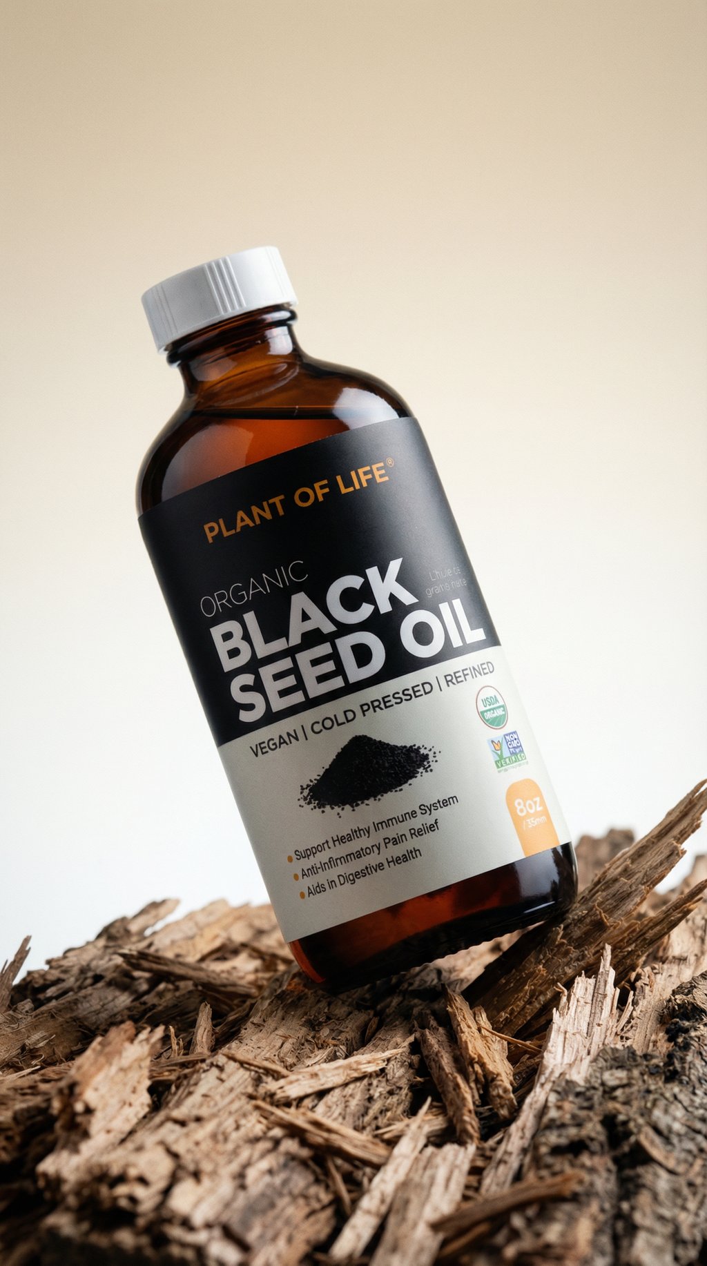 AI product shot of Black Seed Oil (Organic)