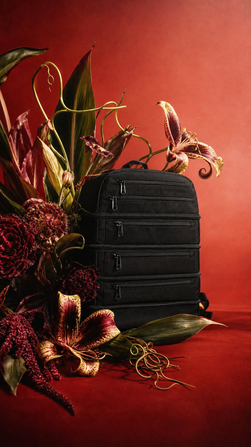 AI product shot of Remix6 'Blackout Bag'