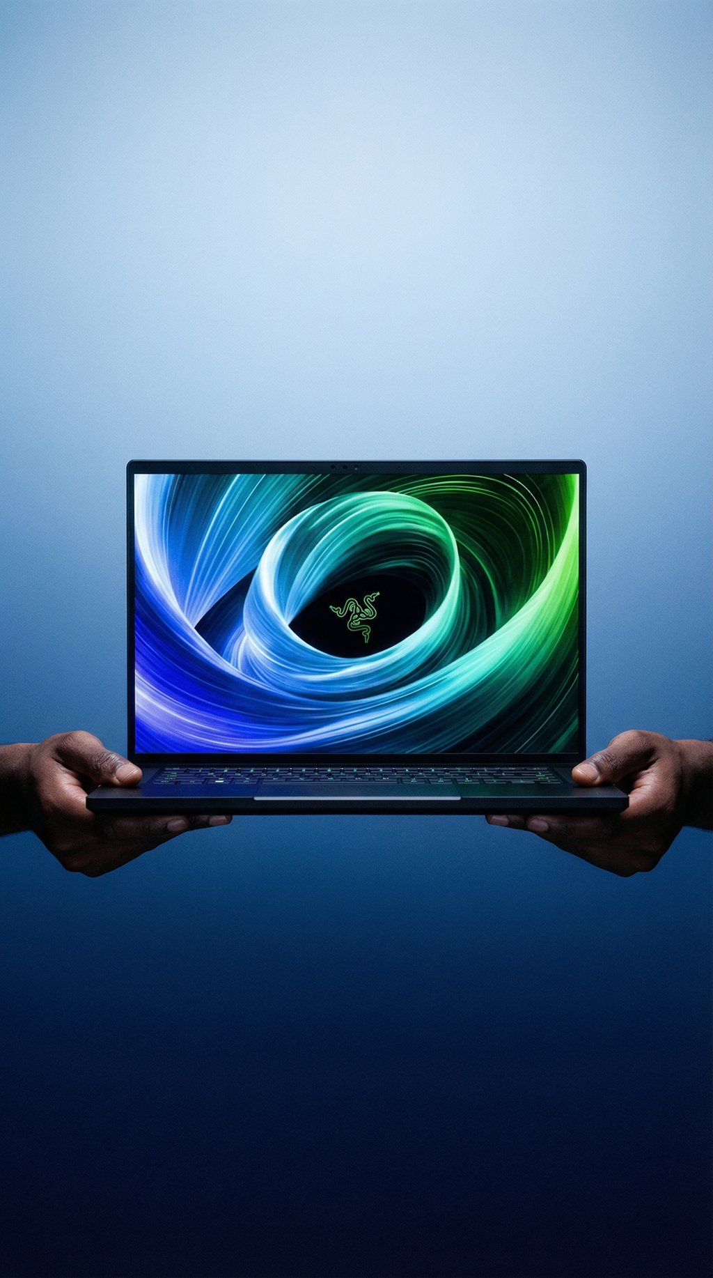 AI product shot of Razer Blade 18