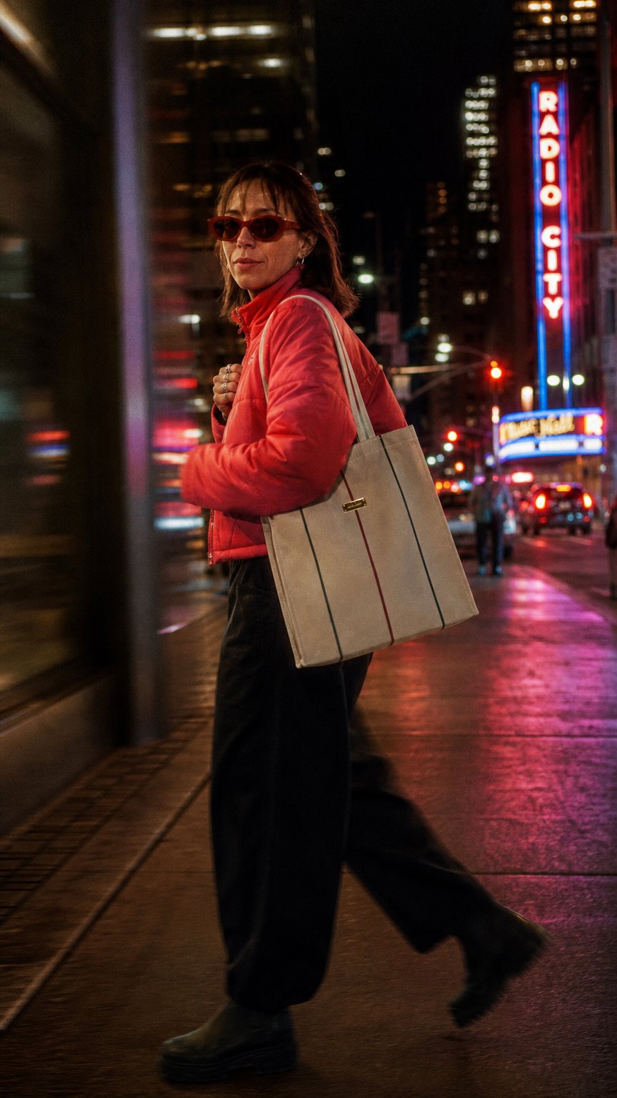 AI product shot of Shopper Tasche In der Halden – Upcycling aus alten Balkon Markisen