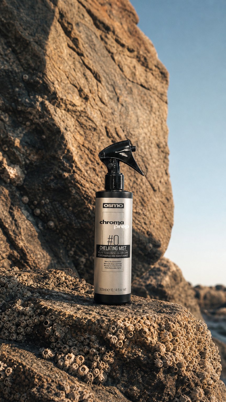 AI product shot of OSMO Chromplex Chelating Mist 300ml