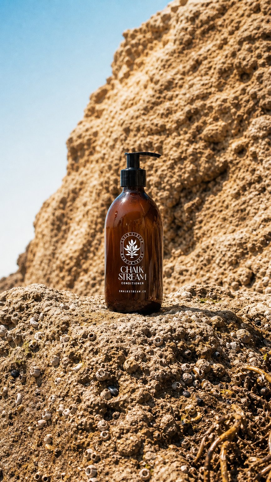 AI product shot of Clary Sage & Watercress Shampoo & Conditioner Set