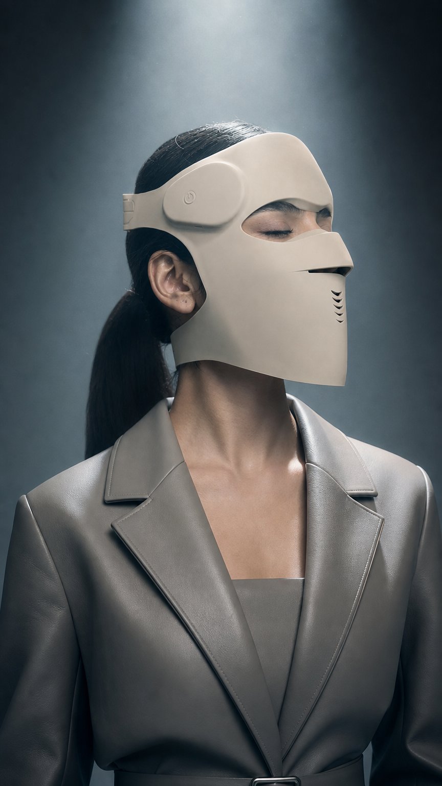 AI product shot of Ouraskin Wireless 9-in-1 LED Face Mask Pro