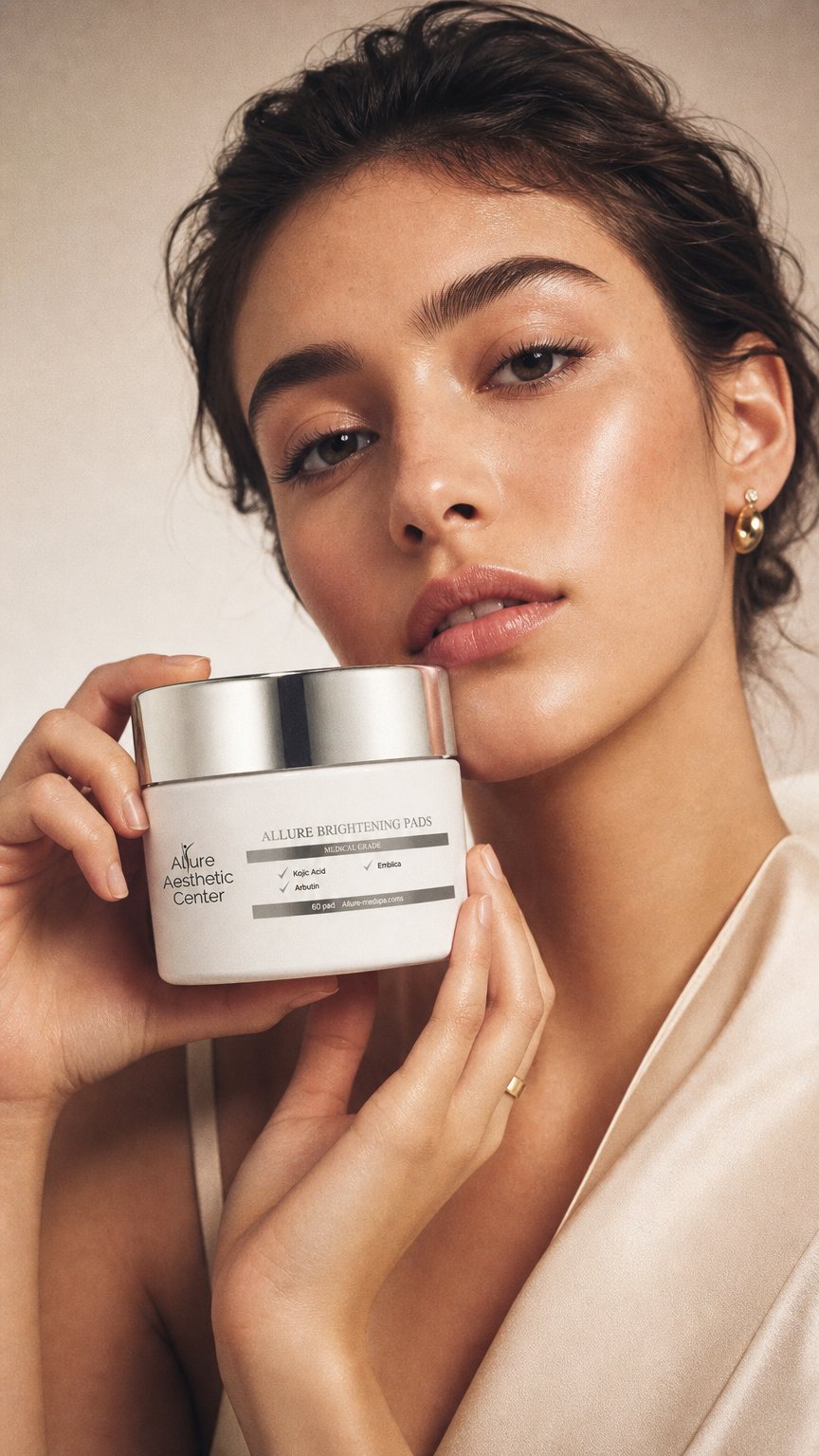 AI product shot of Brightening Pads 4%