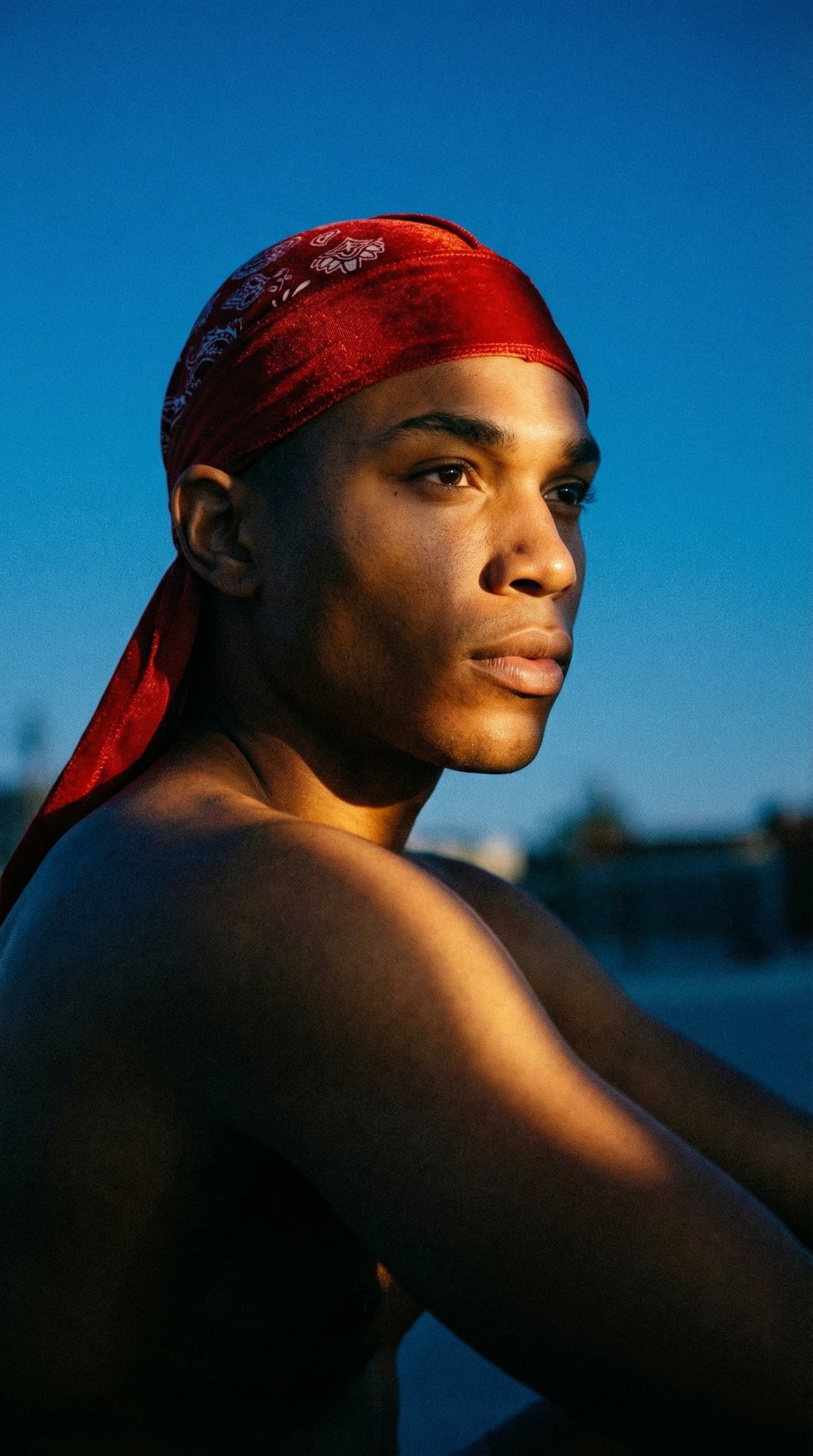 AI product shot of SKB ‘¿BANDANNA?’ DURAG