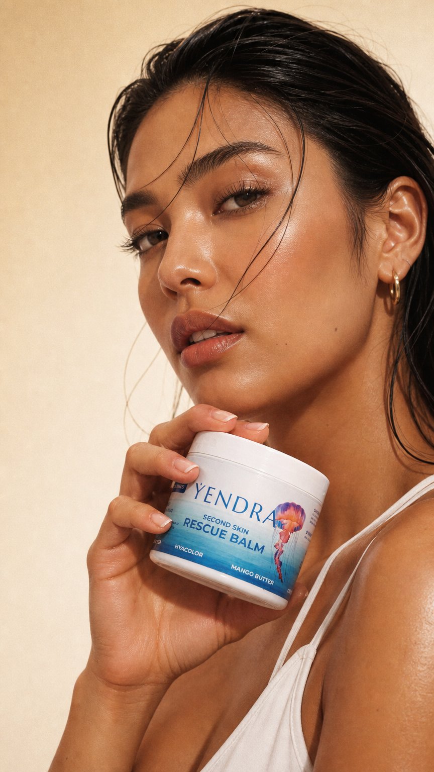 AI product shot of SECOND SKIN RESCUE BALM
