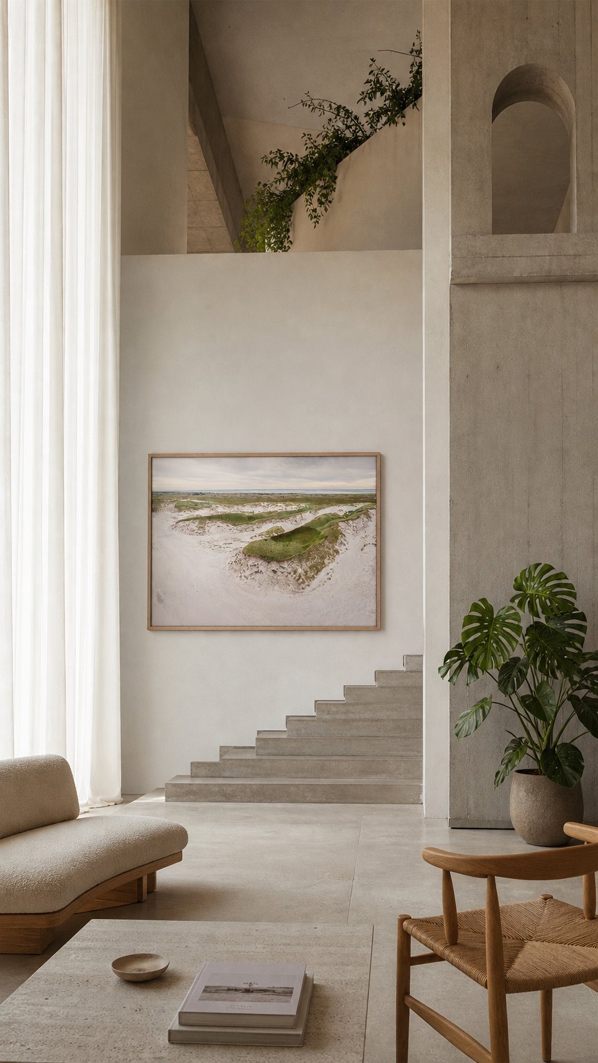 AI product shot of Klitter ved Hvide Sande plakat