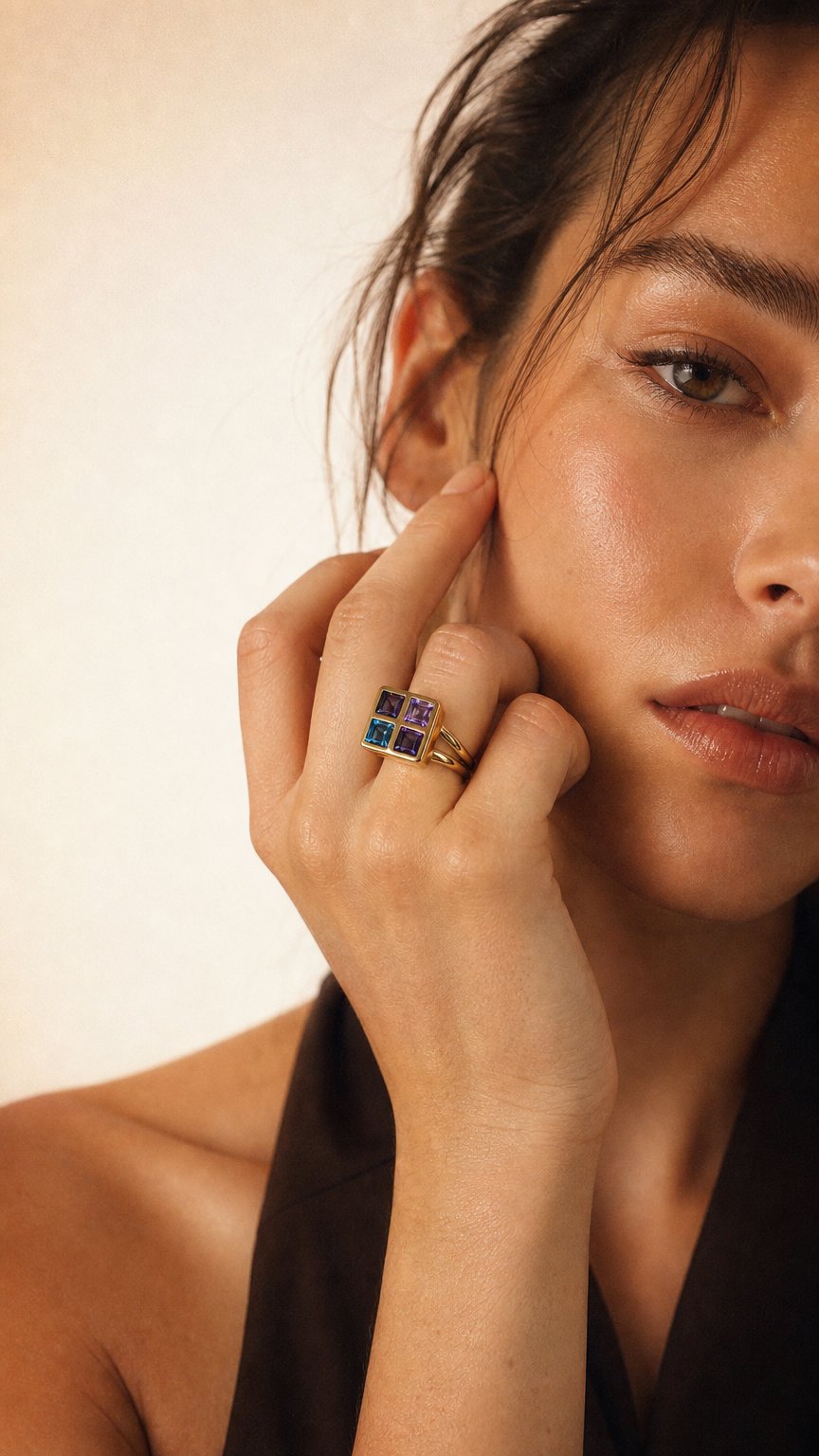 AI product shot of Palette ring