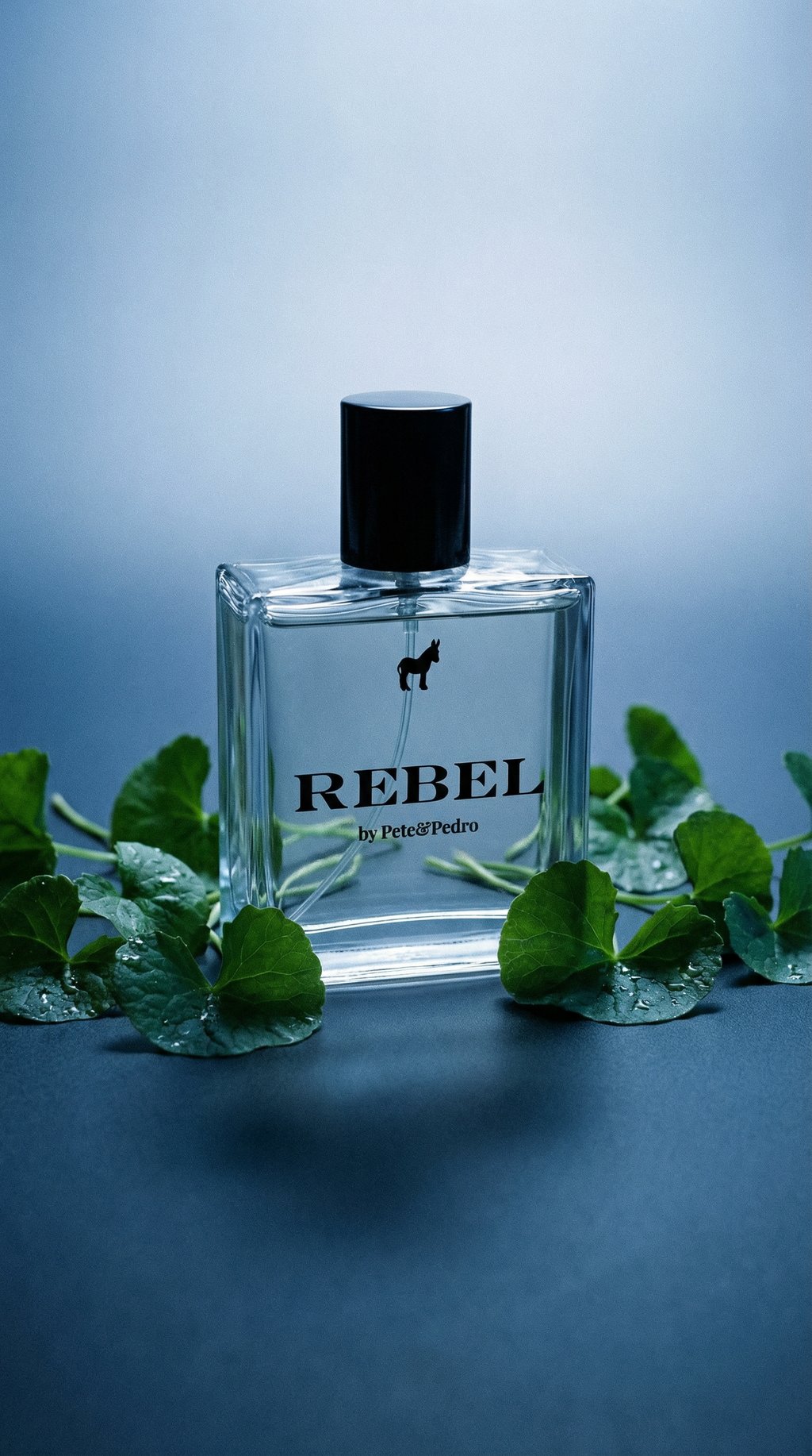 AI product shot of REBEL EDP