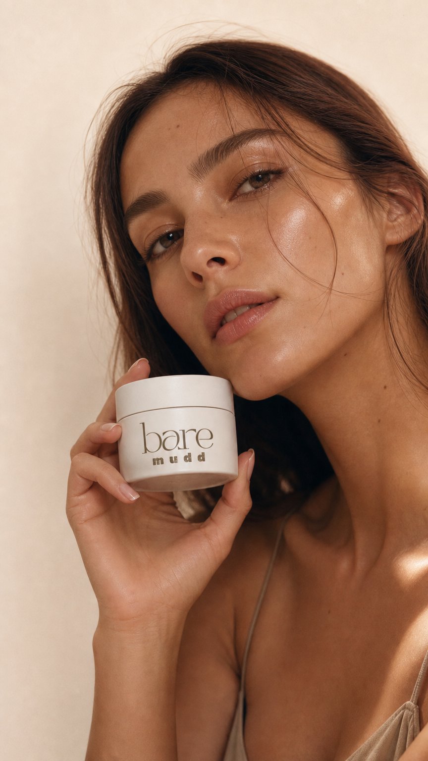 AI product shot of DEAD SEA AND HONEY FACE MASK