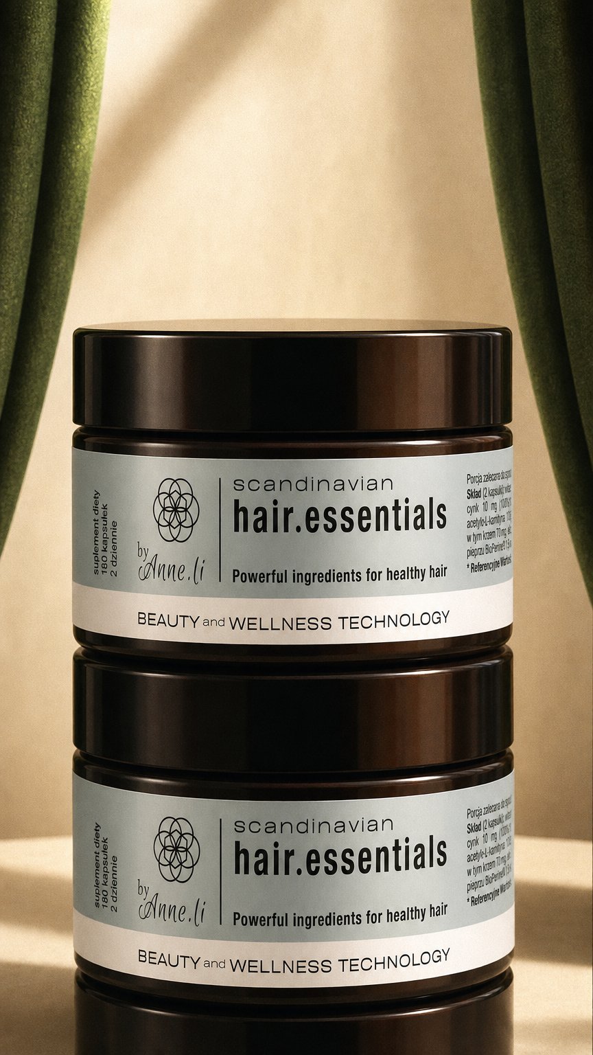 AI product shot of hair.essentials byAnne.li