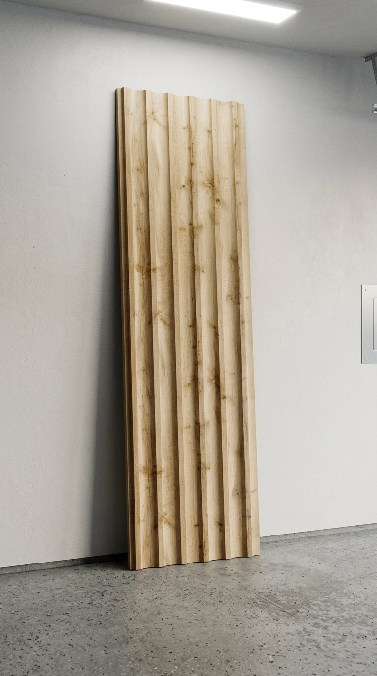 AI product shot of MIKROLAMELE VIK - Dąb Wotan - LAMELE3D