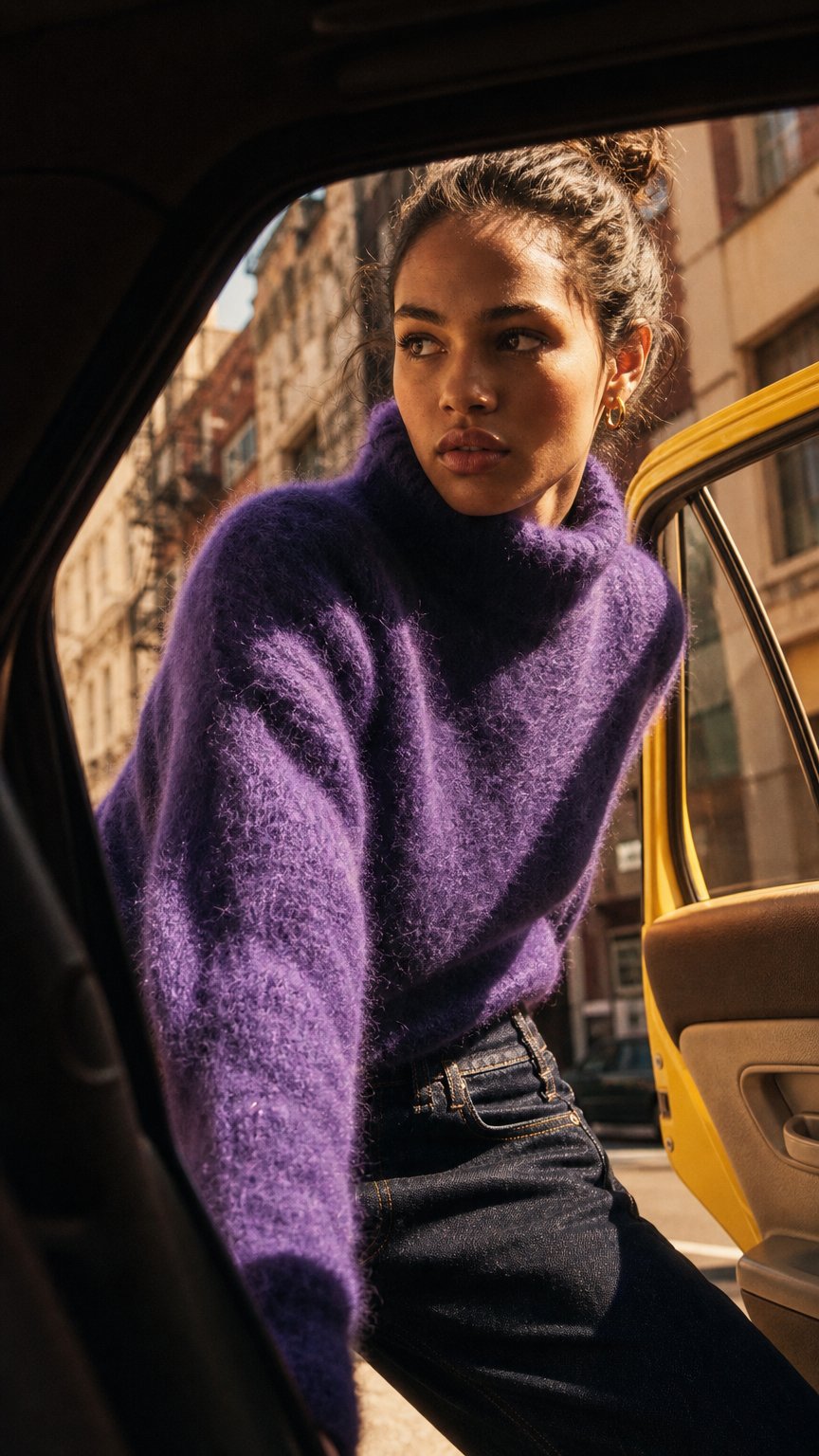 AI product shot of Pull violet Marc